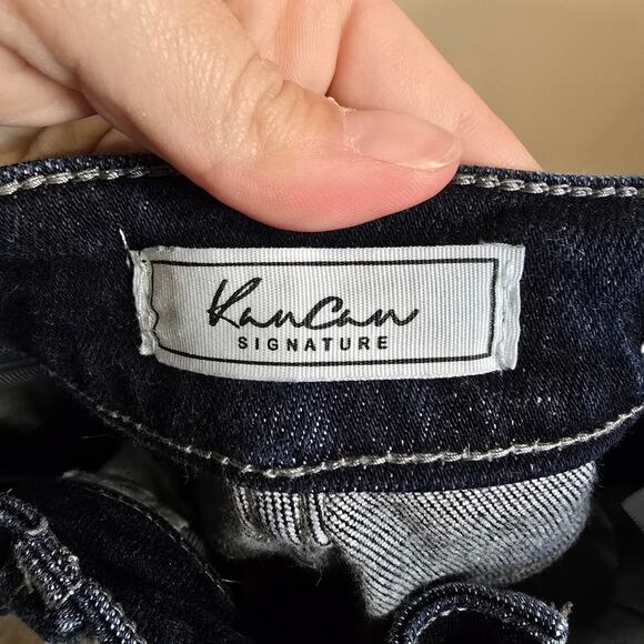 Women's KanCan Signature Destructed Ultra High Rise Ankle Skinny Jeans | Size 25 - Picture 8 of 10